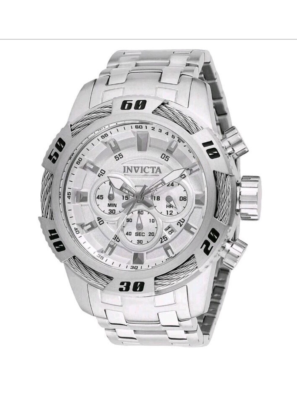 Invicta Speedway Ignition Men's Watch - 50mm, Steel (49120) - New